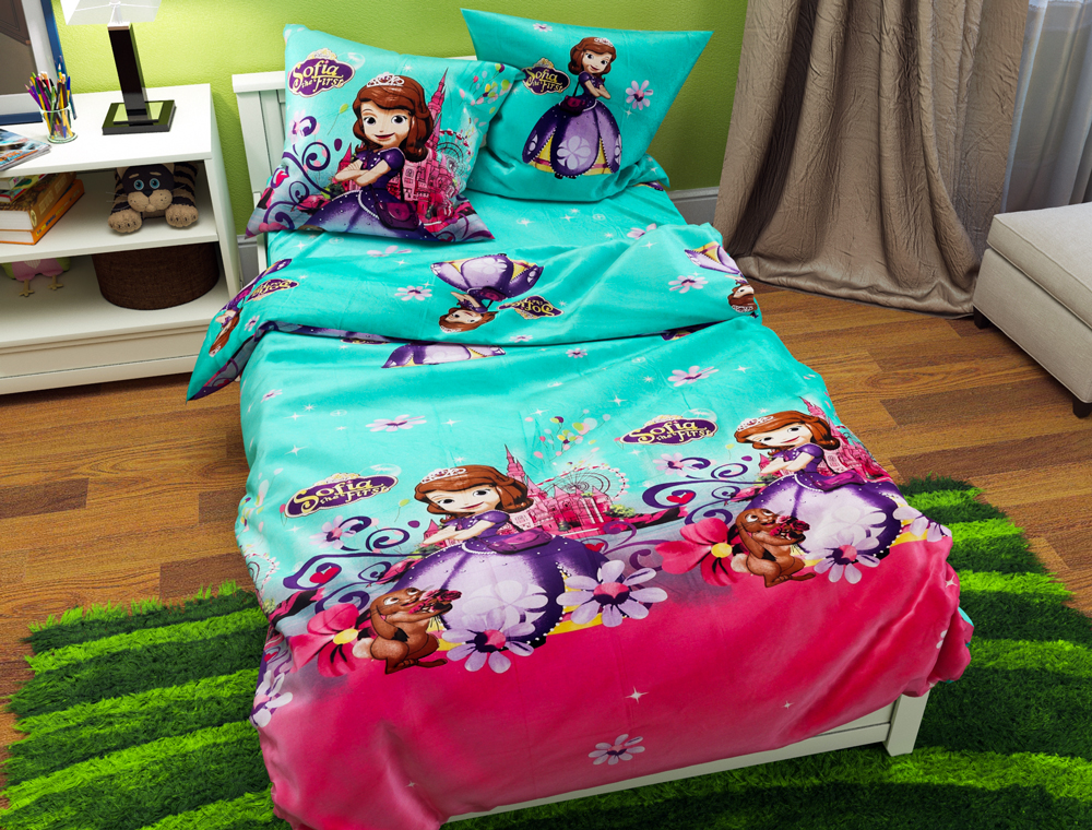 Детский комплект из Бязи Gold №164586 Черешенка 
Детский комплект из Бязи Gold №164586 Черешенка