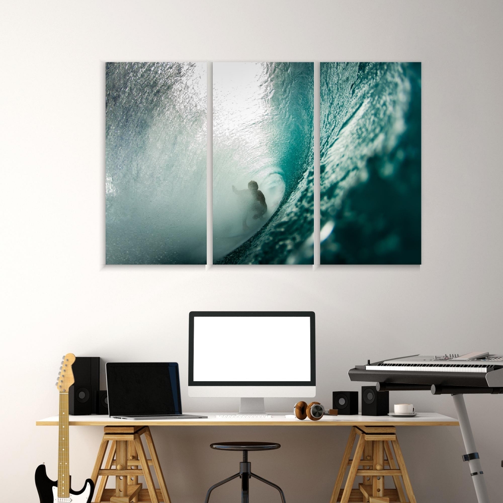 Картина на холсте Модульные Модульная картина Slipping Inside The Wave 3 картины 45х90 см.
Картина на холсте Модульные Модульная картина Slipping Inside The Wave 3 картины 45х90 см.