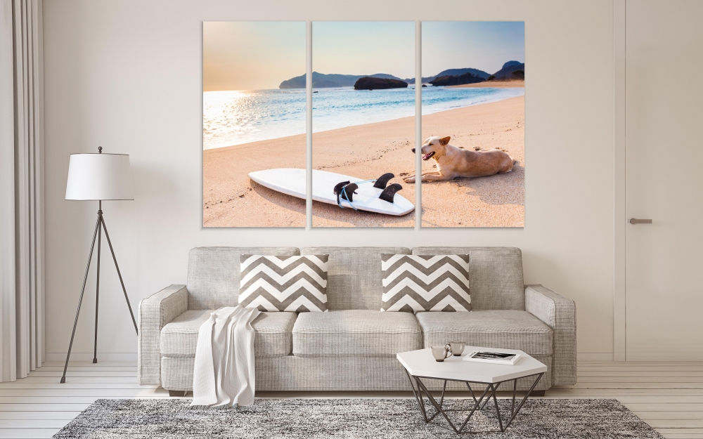 Картина на холсте Модульные Модульная картина Dog Resting Near The Surf 3 картины 70х140 см.
Картина на холсте Модульные Модульная картина Dog Resting Near The Surf 3 картины 70х140 см.