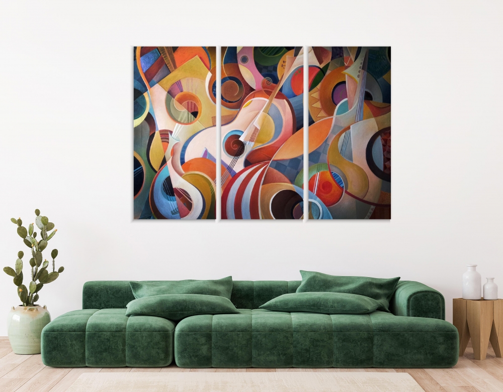 Картина на холсте Модульные Модульная картина Music Abstract 3 картины 70х140 см.
Картина на холсте Модульные Модульная картина Music Abstract 3 картины 70х140 см.