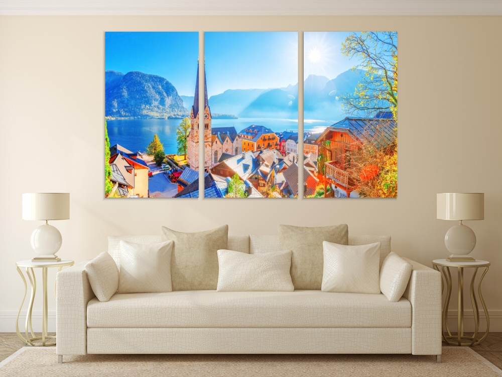 Картина на холсте Модульные Модульная картина Austria Hallstatt Historical Village 3 картины 60х120 см.
Картина на холсте Модульные Модульная картина Austria Hallstatt Historical Village 3 картины 60х120 см.