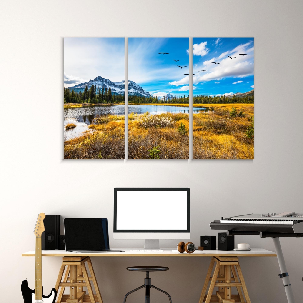 Картина на холсте Модульные Модульная картина Valleys In The Canadian Rockies 3 картины 30х60 см.
Картина на холсте Модульные Модульная картина Valleys In The Canadian Rockies 3 картины 30х60 см.