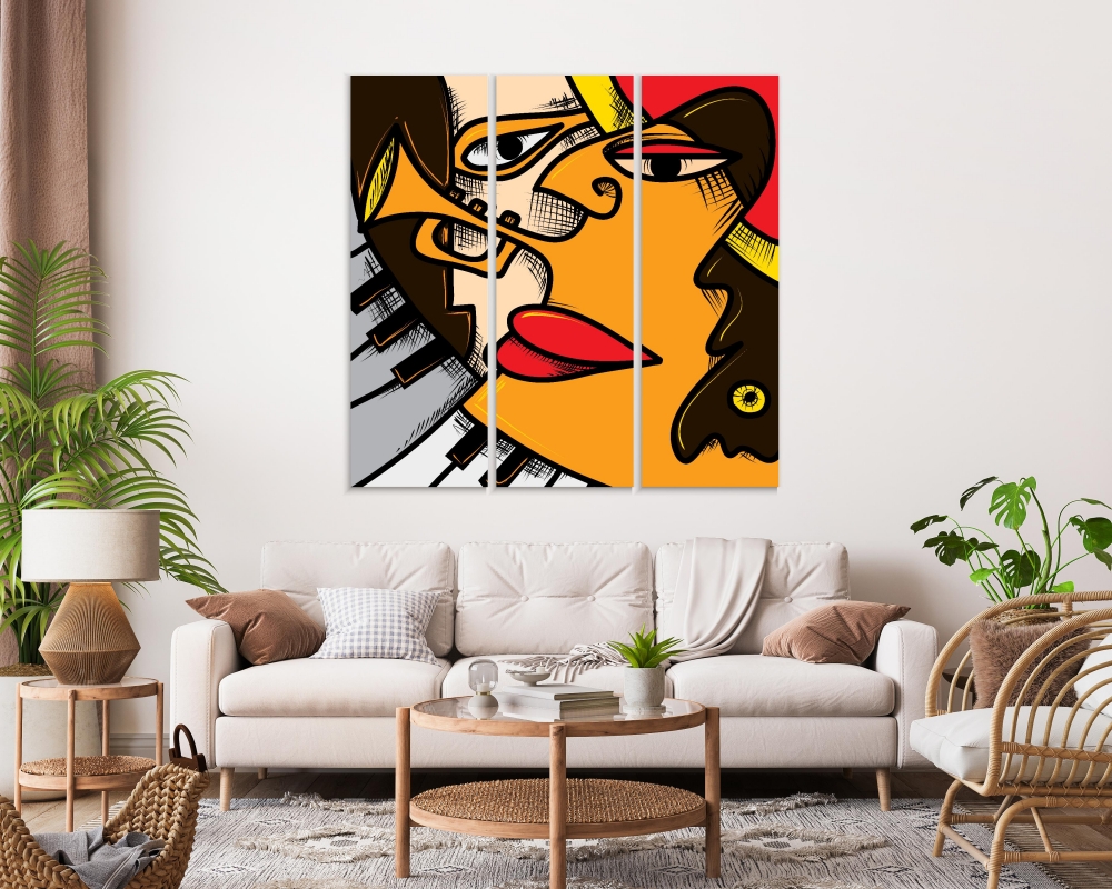 Картина на холсте Модульные Модульная картина Abstract Jazz Art 3 картины 70х140 см.
Картина на холсте Модульные Модульная картина Abstract Jazz Art 3 картины 70х140 см.