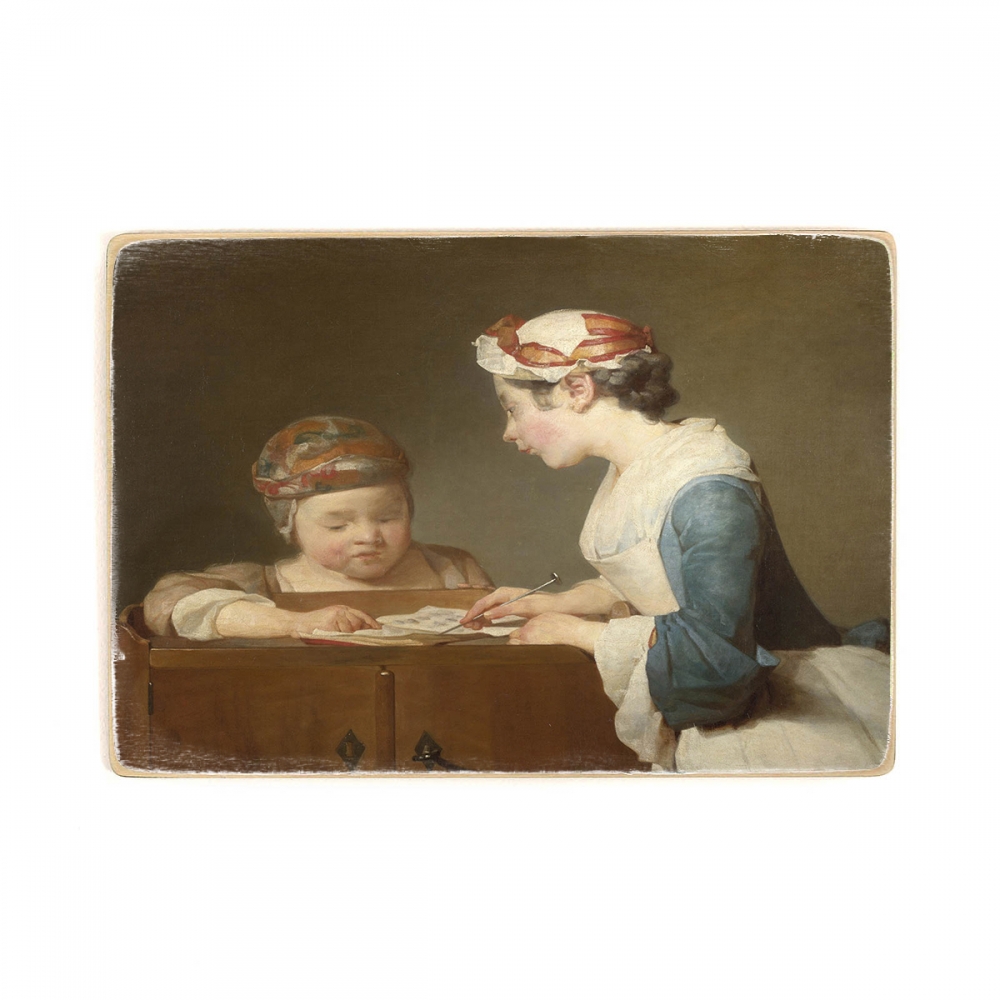 Деревянный постер Искусство Jean Siméon Chardin - The Young Schoolmistress (1736) А1
Деревянный постер Искусство Jean Siméon Chardin - The Young Schoolmistress (1736) А1
