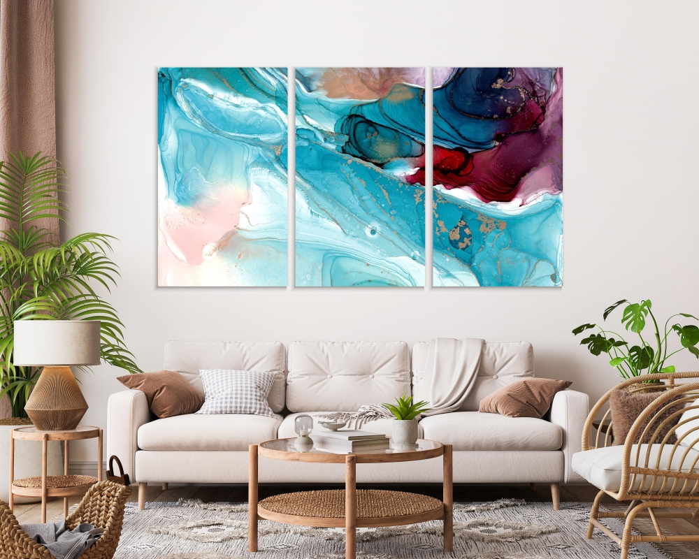 Картина на холсте Модульные Модульная картина Waves And Whirlpools 3 картины 30х60 см.
Картина на холсте Модульные Модульная картина Waves And Whirlpools 3 картины 30х60 см.