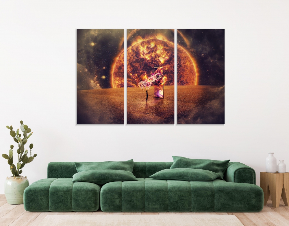 Картина на холсте Модульные Модульная картина Mirrored Door In Space 3 картины 60х120 см.
Картина на холсте Модульные Модульная картина Mirrored Door In Space 3 картины 60х120 см.