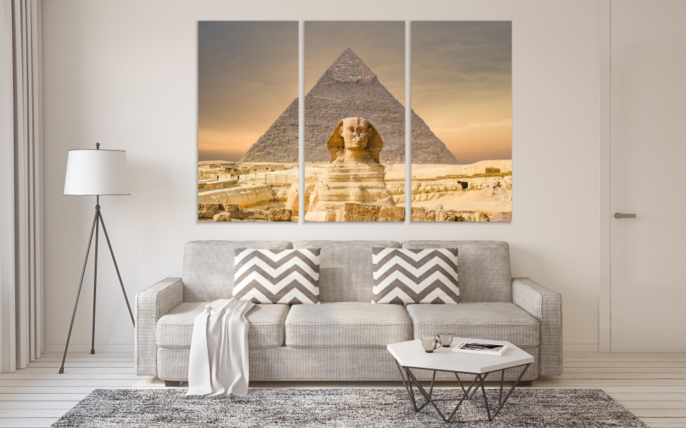 Картина на холсте Модульные Модульная картина Sphinx And Pyramids 3 картины 45х90 см.
Картина на холсте Модульные Модульная картина Sphinx And Pyramids 3 картины 45х90 см.