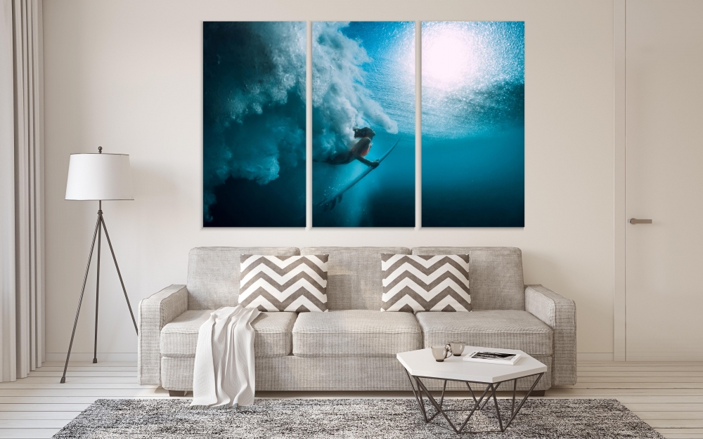 Картина на холсте Модульные Модульная картина Surfer Girl With Surfboard 3 картины 40х80 см.
Картина на холсте Модульные Модульная картина Surfer Girl With Surfboard 3 картины 40х80 см.