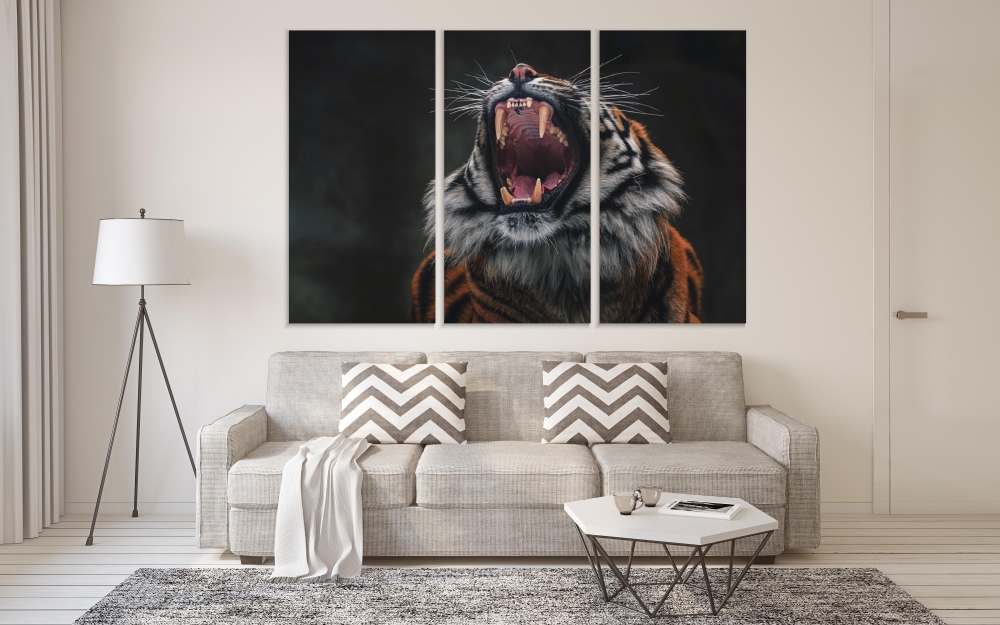 Картина на холсте Модульные Модульная картина Sumatran Tiger 3 картины 40х80 см.
Картина на холсте Модульные Модульная картина Sumatran Tiger 3 картины 40х80 см.