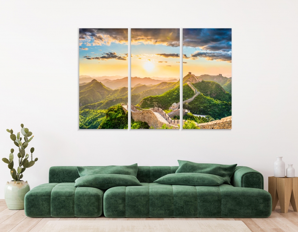 Картина на холсте Модульные Модульная картина Great Wall China 3 картины 25х50 см.
Картина на холсте Модульные Модульная картина Great Wall China 3 картины 25х50 см.