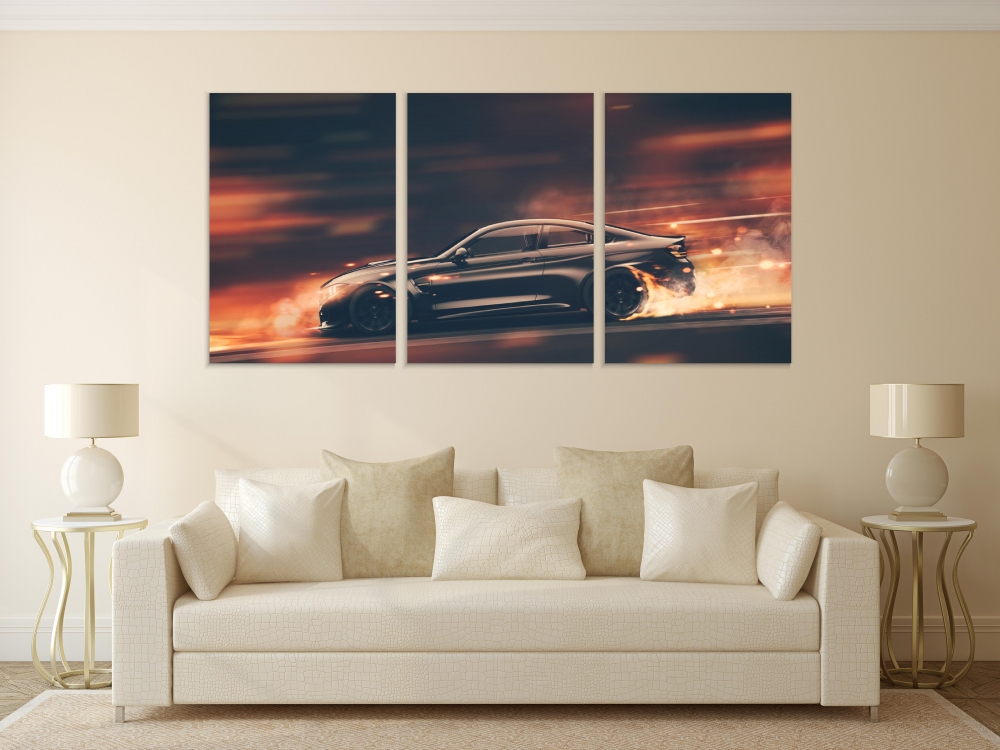 Картина на холсте Модульные Модульная картина High Speed Black Sports Car 3 картины 30х60 см.
Картина на холсте Модульные Модульная картина High Speed Black Sports Car 3 картины 30х60 см.