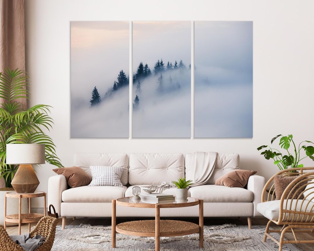 Картина на холсте Модульные Модульная картина Foggy Mountain Landscape 3 картины 30х60 см.
Картина на холсте Модульные Модульная картина Foggy Mountain Landscape 3 картины 30х60 см.