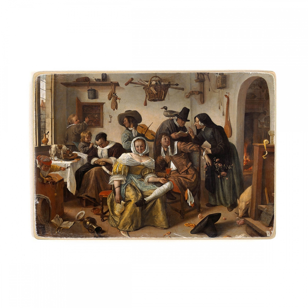 Деревянный постер Искусство Jan Steen - Beware of Luxury (In Weelde Siet Toe) А1
Деревянный постер Искусство Jan Steen - Beware of Luxury (In Weelde Siet Toe) А1