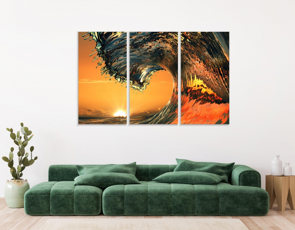 Картина на холсте Модульные Модульная картина Beautiful Ocean Wave 3 картины 45х90 см.
Картина на холсте Модульные Модульная картина Beautiful Ocean Wave 3 картины 45х90 см.
