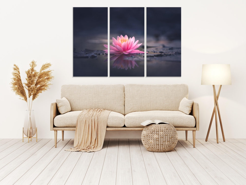 Картина на холсте Модульные Модульная картина Розовая кувшинка или цветок лотоса в пруду 3 картины 25х50 см.
Картина на холсте Модульные Модульная картина Розовая кувшинка или цветок лотоса в пруду 3 картины 25х50 см.