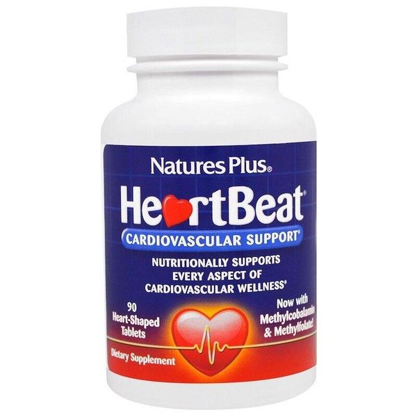 Укрепление сердечно-сосудистой системы HeartBeat Cardiovascular Support Nature's Plus 90 таблеток (NP019)
Укрепление сердечно-сосудистой системы HeartBeat Cardiovascular Support Nature's Plus 90 таблеток (NP019)