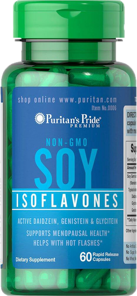 Соевые изофлавоны Soy Isoflavones Puritan's Pride 750 мг 60 капсул быстрого высвобождения (PP123)
Соевые изофлавоны Soy Isoflavones Puritan's Pride 750 мг 60 капсул быстрого высвобождения (PP123)