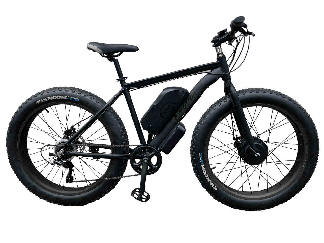 Электровелосипед передний привод E-MOTION FATBIKE GT 48V 16AH 750W FRONT 26" / рама 19" чёрный матовый (EPPGT48151000-B)
Электровелосипед передний привод E-MOTION FATBIKE GT 48V 16AH 750W FRONT 26" / рама 19" чёрный матовый (EPPGT48151000-B)