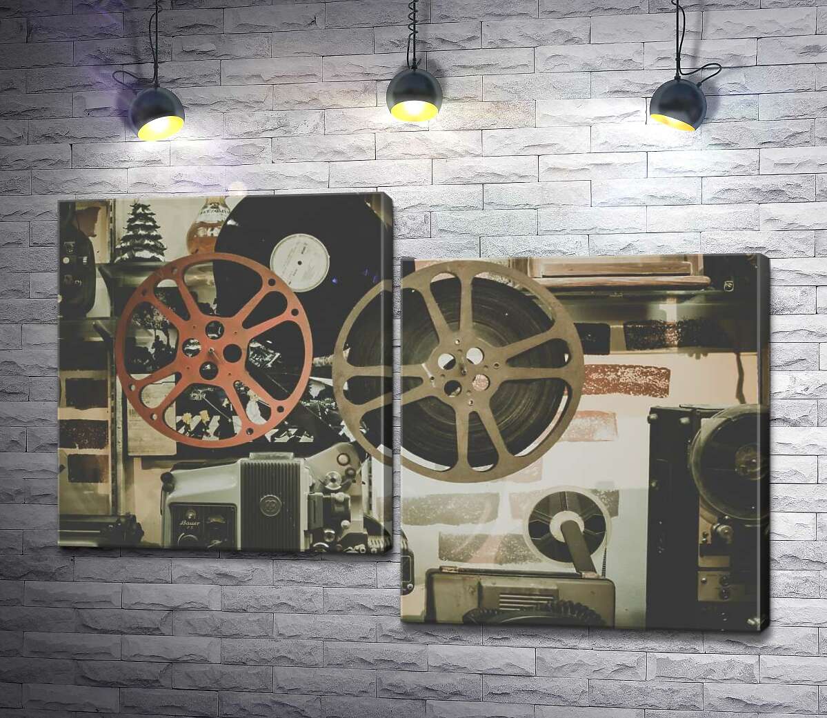 Модульная картина ArtPoster Бобина накручивает фильм через проектор 130x88 см Модуль №5
Модульная картина ArtPoster Бобина накручивает фильм через проектор 130x88 см Модуль №5