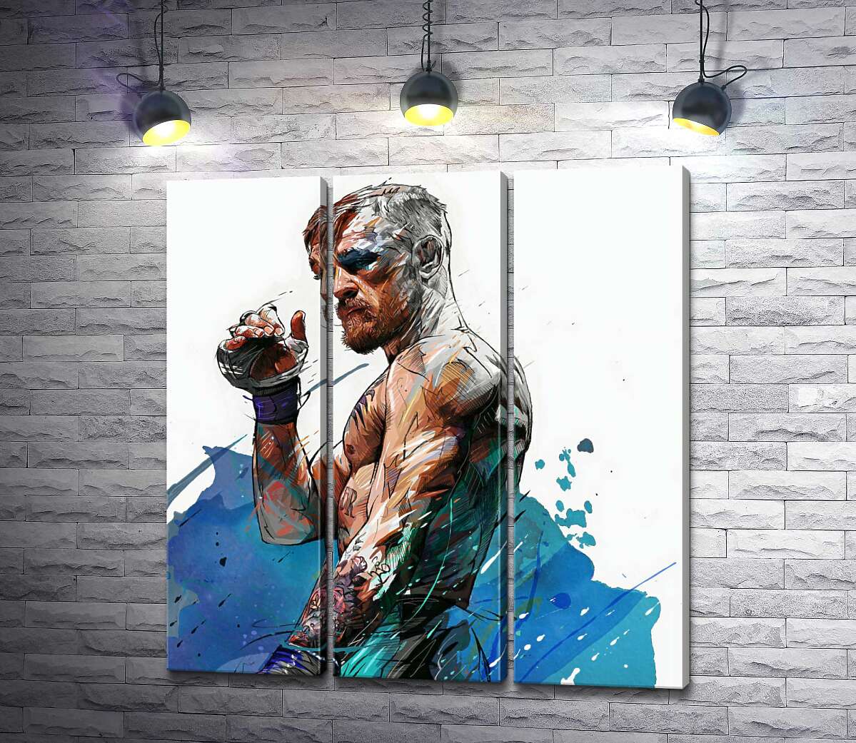 Модульная картина ArtPoster Боксер Конор Мак-Грегор (Conor McGregor) после победного боя 102x108 см Модуль №11
Модульная картина ArtPoster Боксер Конор Мак-Грегор (Conor McGregor) после победного боя 102x108 см Модуль №11