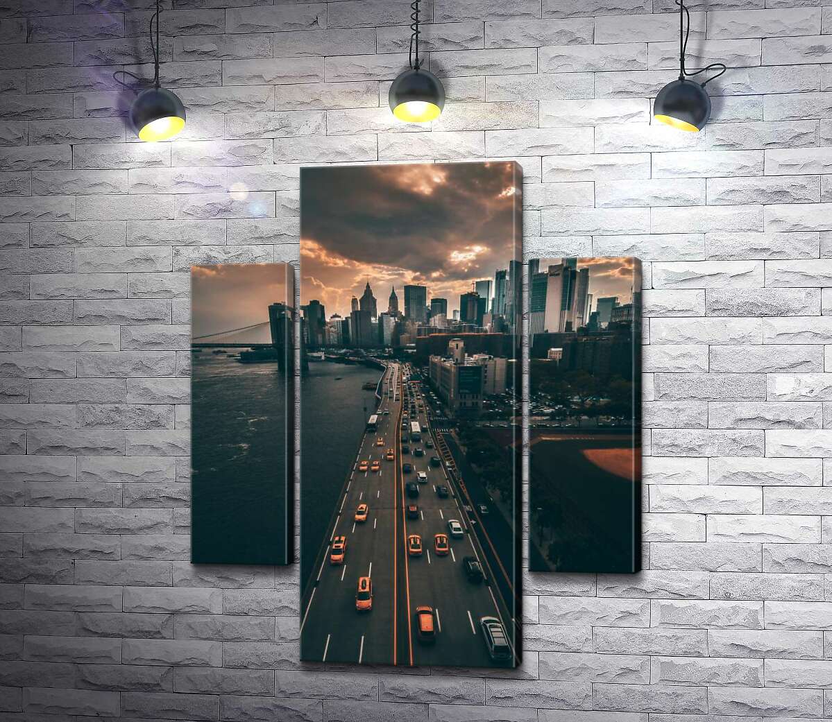 Модульная картина ArtPoster Вид на облачный Сан-Франциско и темные воды у набережной 80x100 см Модуль №7
Модульная картина ArtPoster Вид на облачный Сан-Франциско и темные воды у набережной 80x100 см Модуль №7