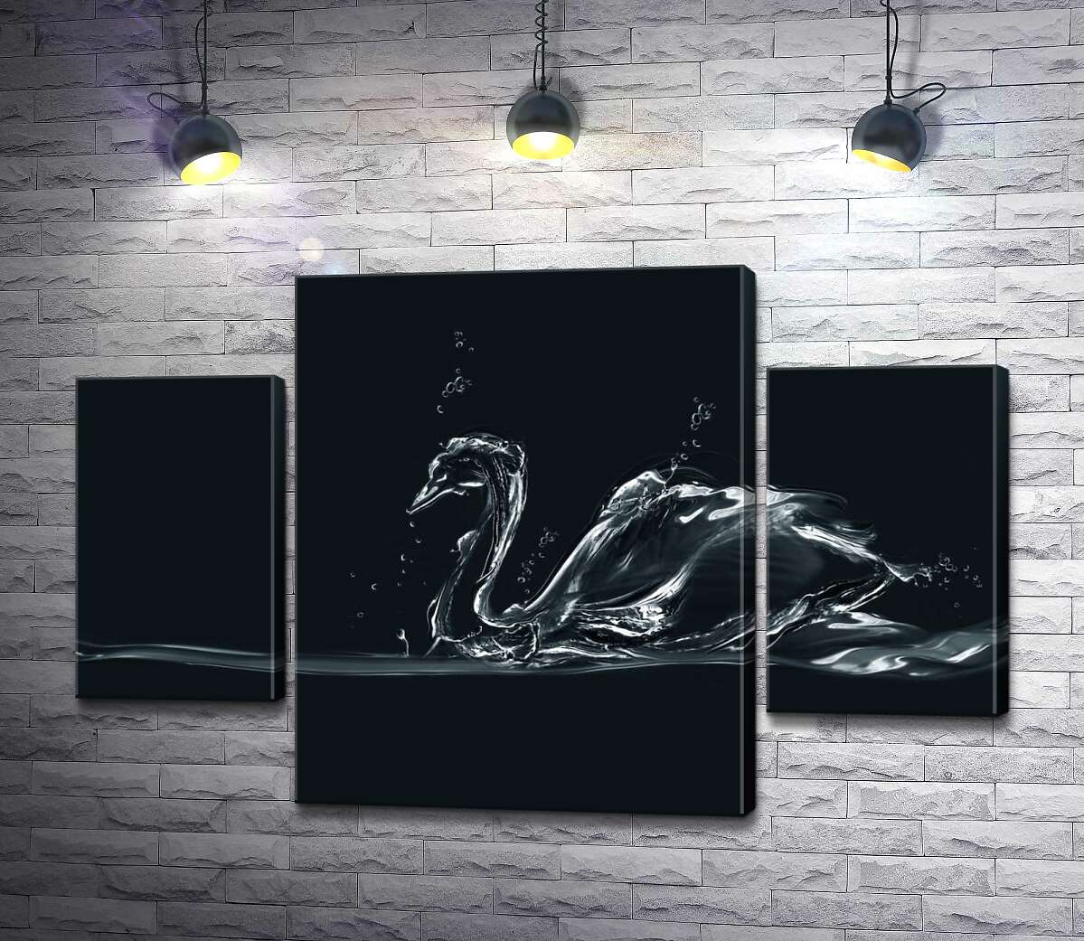 Модульная картина ArtPoster Волны прозрачной воды в силуэте лебедя 131x85 см Модуль №7
Модульная картина ArtPoster Волны прозрачной воды в силуэте лебедя 131x85 см Модуль №7