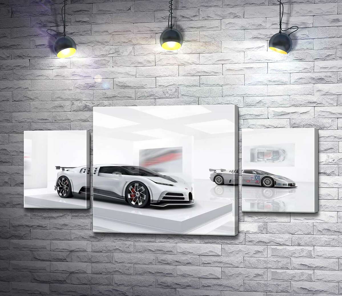 Модульная картина ArtPoster Белый блеск спортивного автомобиля Бугатти (Bugatti Centodieci) 80x40 см Модуль №7
Модульная картина ArtPoster Белый блеск спортивного автомобиля Бугатти (Bugatti Centodieci) 80x40 см Модуль №7