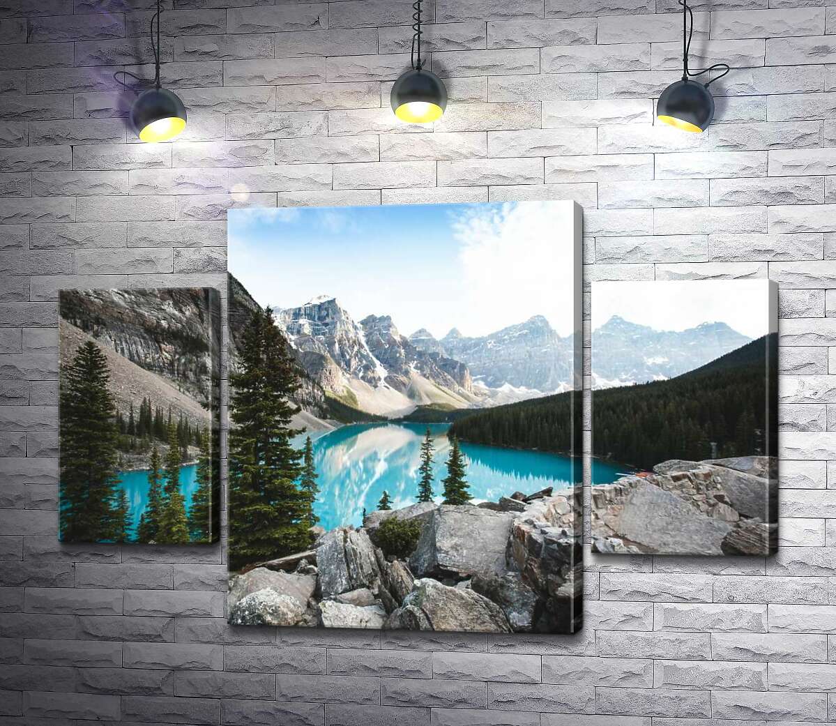 Модульная картина ArtPoster Вид на озеро Морейн (Moraine Lake) со скалистой вершины 80x54 см Модуль №7
Модульная картина ArtPoster Вид на озеро Морейн (Moraine Lake) со скалистой вершины 80x54 см Модуль №7