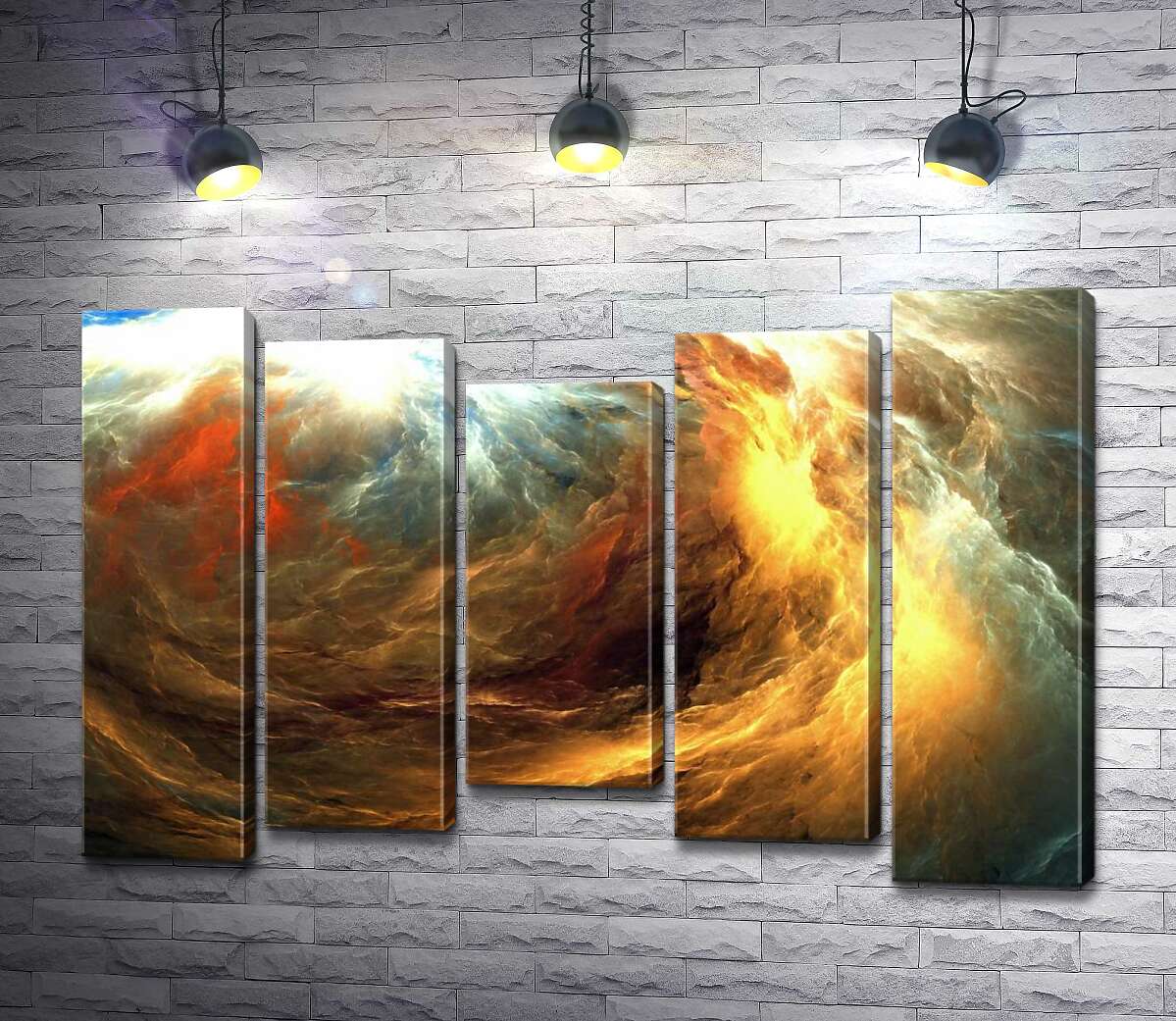 Модульная картина ArtPoster Вспышки молнии в скоплениях грозовых облаков 100x69 см Модуль №28
Модульная картина ArtPoster Вспышки молнии в скоплениях грозовых облаков 100x69 см Модуль №28