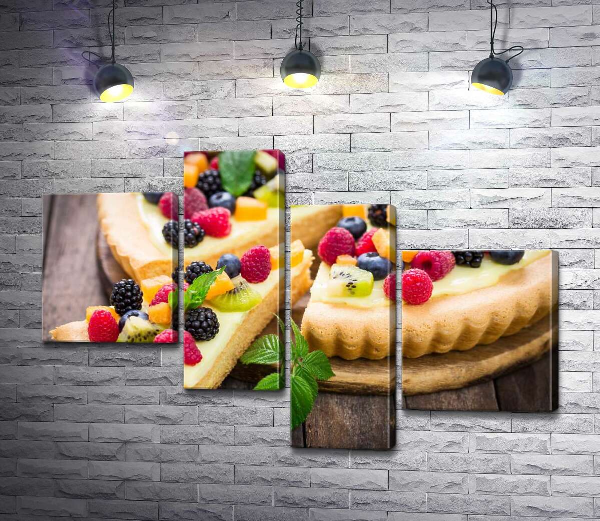 Модульная картина ArtPoster Воздушный чизкейк с миксом ягод и фруктов 130x89 см Модуль №20
Модульная картина ArtPoster Воздушный чизкейк с миксом ягод и фруктов 130x89 см Модуль №20