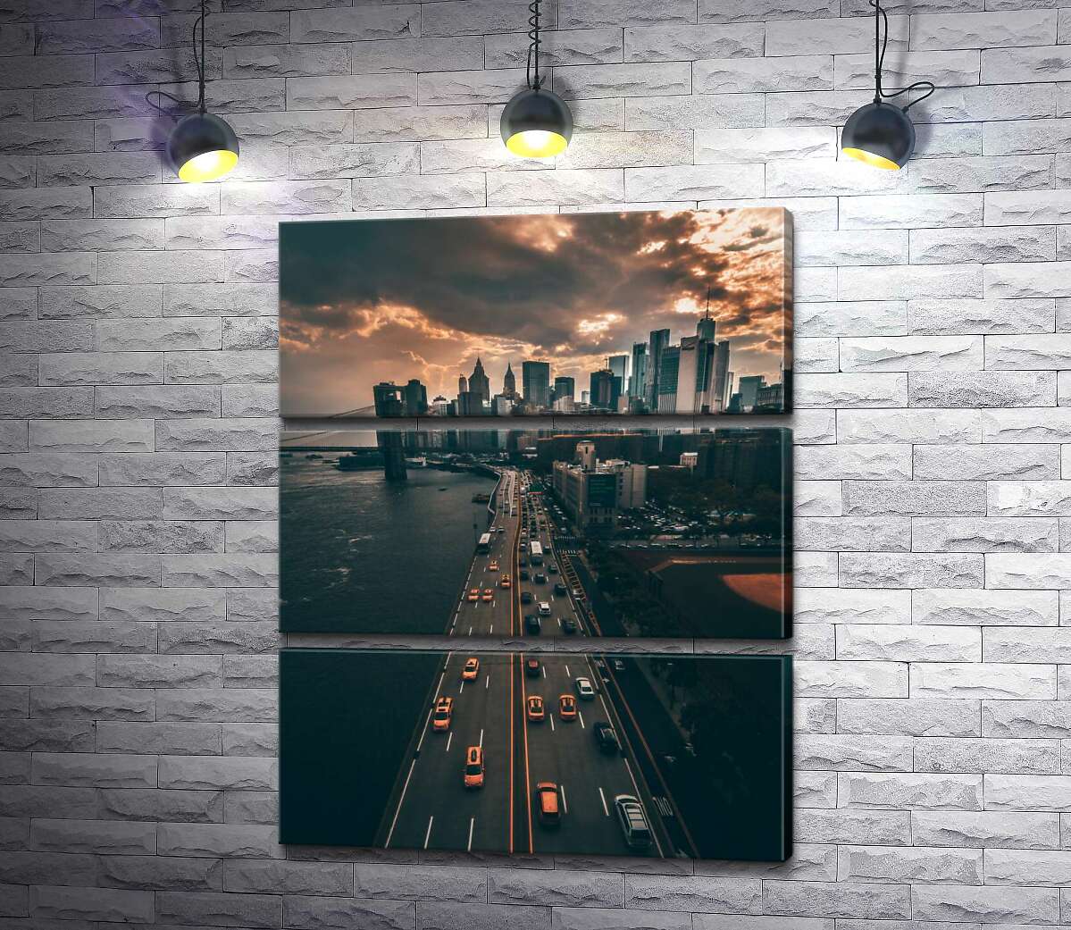 Модульная картина ArtPoster Вид на облачный Сан-Франциско и темные воды у набережной 130x165 см Модуль №13
Модульная картина ArtPoster Вид на облачный Сан-Франциско и темные воды у набережной 130x165 см Модуль №13
