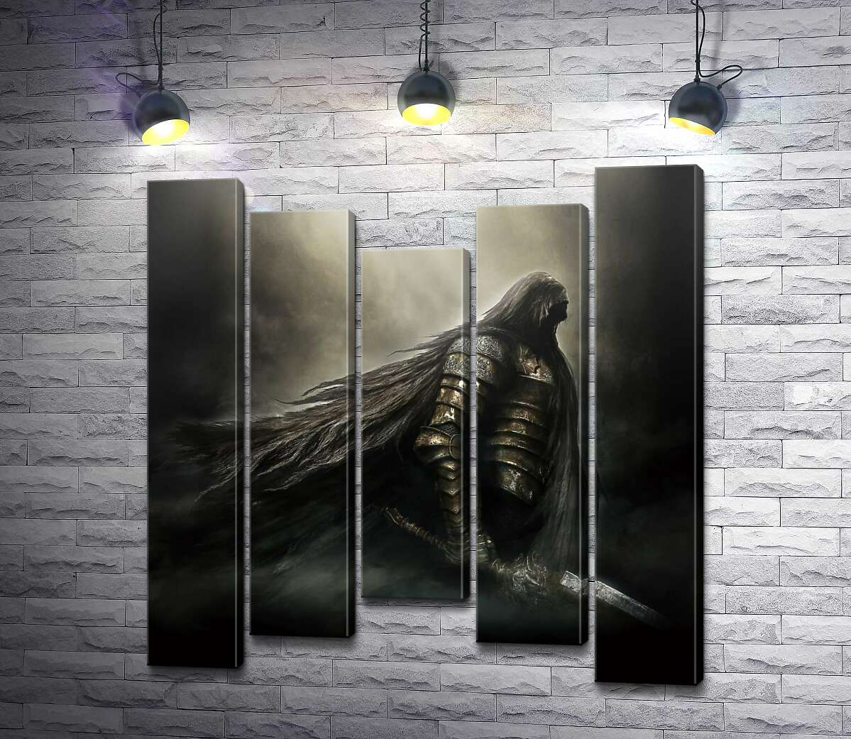 Модульная картина ArtPoster Воин из видеоигры "Dark Souls" 100x108 см Модуль №28
Модульная картина ArtPoster Воин из видеоигры "Dark Souls" 100x108 см Модуль №28