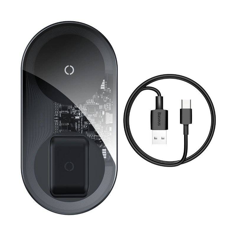 Беспроводное зарядное устройство Baseus Simple 2in1 18W Pro Edition Transparent (WXJK-CA02)
Беспроводное зарядное устройство Baseus Simple 2in1 18W Pro Edition Transparent (WXJK-CA02)
