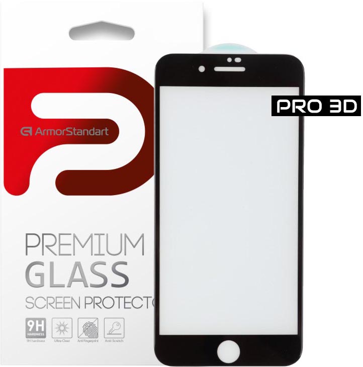 Защитное стекло ArmorStandart Pro Evo для Apple iPhone 8 Plus/7 Plus Black (ARM55366-GP3D-BK)
Защитное стекло ArmorStandart Pro Evo для Apple iPhone 8 Plus/7 Plus Black (ARM55366-GP3D-BK)