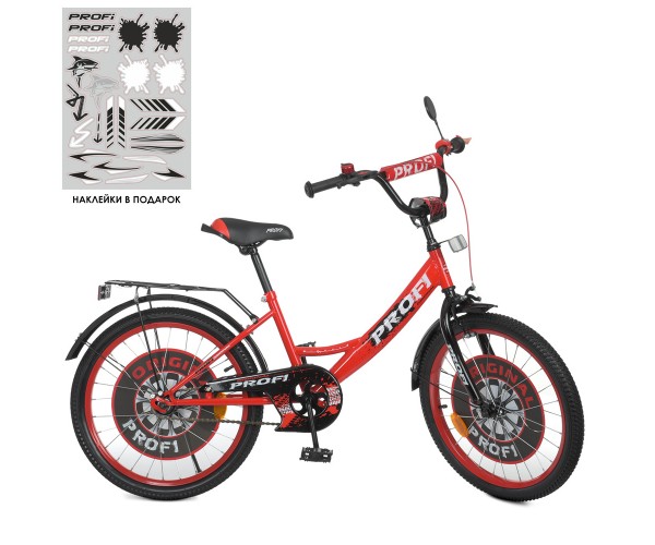 Велосипед двухколесный Profi Original boy 20" Y2046, с фонариком, подножкой, SKD75, Красный
Велосипед двухколесный Profi Original boy 20" Y2046, с фонариком, подножкой, SKD75, Красный