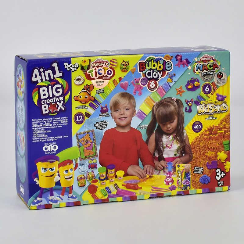 Набір творчості 4 в 1 "Big creative box" BCRB-01-01U УКР. (8) "ДАНКО ТОЙС", (Украина)
Набір творчості 4 в 1 "Big creative box" BCRB-01-01U УКР. (8) "ДАНКО ТОЙС", (Украина)