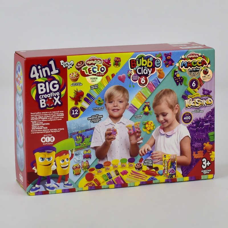 Набор для творчества 4 в 1 "Big creative box" BCRB-01-01 рус. (8) "ДАНКО ТОЙС", (Украина)
Набор для творчества 4 в 1 "Big creative box" BCRB-01-01 рус. (8) "ДАНКО ТОЙС", (Украина)