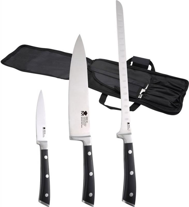 Набор 3 кухонных ножа Bergner MasterPro Foodies из нержавеющей стали (BGMP-4321)
Набор 3 кухонных ножа Bergner MasterPro Foodies из нержавеющей стали (BGMP-4321)