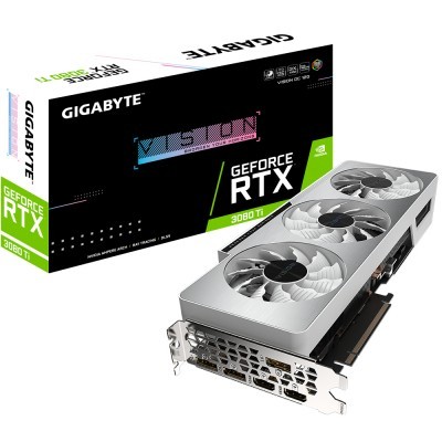 Видеокарта GIGABYTE GeForce RTX3080Ti 12Gb VISION OC (GV-N308TVISION OC-12GD)
Видеокарта GIGABYTE GeForce RTX3080Ti 12Gb VISION OC (GV-N308TVISION OC-12GD)