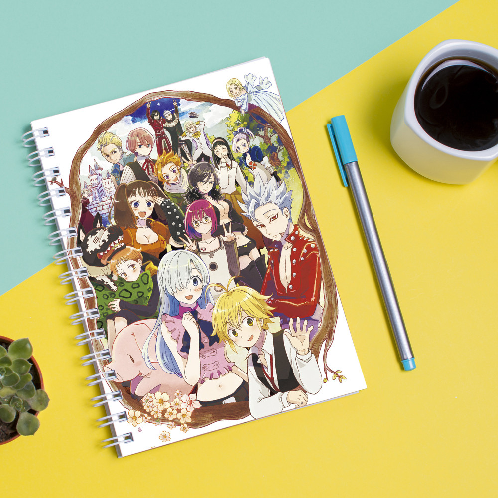 Скетчбук Sketchbook для рисования с принтом Семь смертных грехов, Nanatsu no Taizai, The Seven Deadly Sins, 7
Скетчбук Sketchbook для рисования с принтом Семь смертных грехов, Nanatsu no Taizai, The Seven Deadly Sins, 7