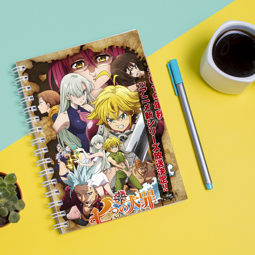 Скетчбук Sketchbook для рисования с принтом Семь смертных грехов, Nanatsu no Taizai, The Seven Deadly Sins 5
Скетчбук Sketchbook для рисования с принтом Семь смертных грехов, Nanatsu no Taizai, The Seven Deadly Sins 5