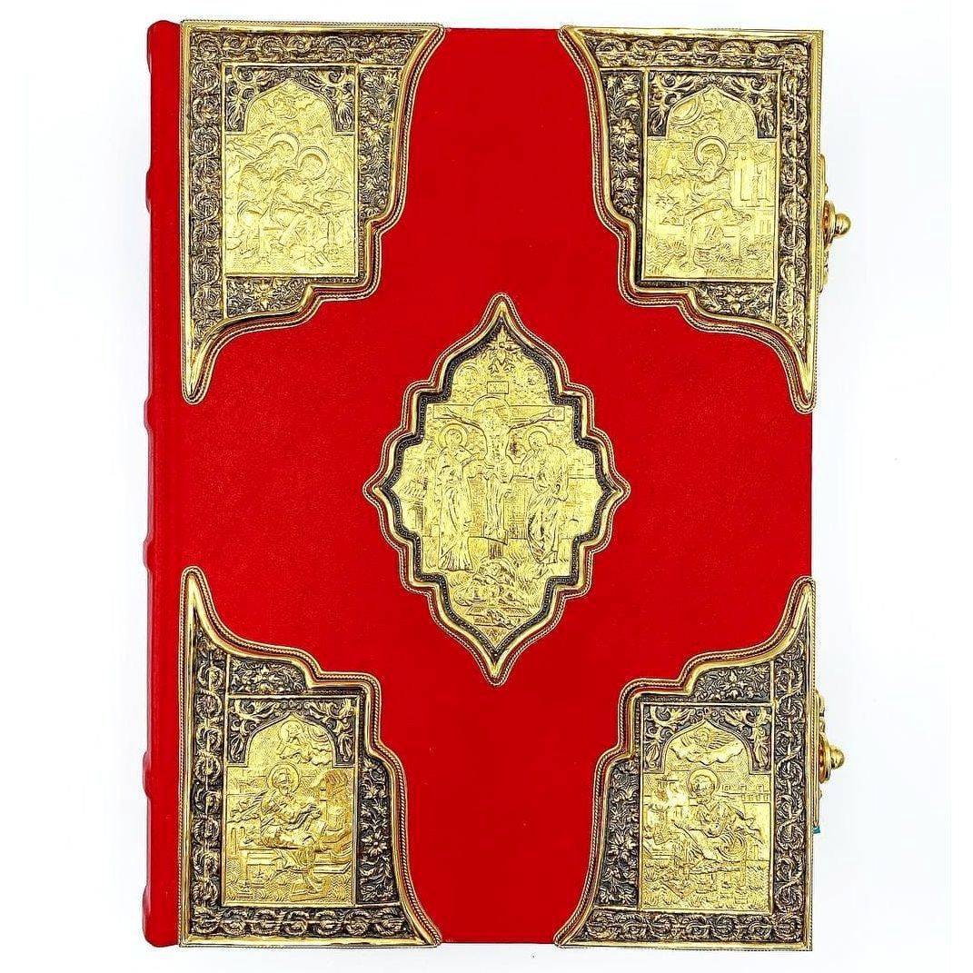 Евангелие с латунными накладками Фамильные Драгоценности 2.7.1354лп
Евангелие с латунными накладками Фамильные Драгоценности 2.7.1354лп