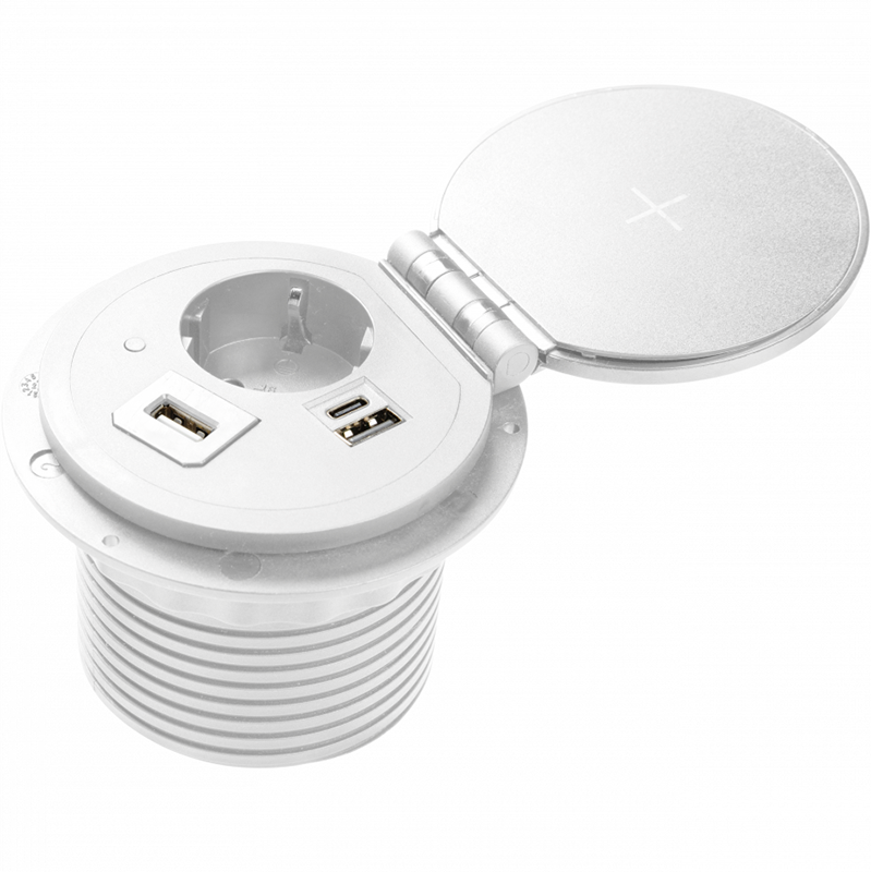 Удлинитель CHARGER PLUS 1 розетка SCHUKO + USB A+C (сменные USB, RJ45, HDMI) провод 1,5 м белый GTV (AE-BPW1SACP-10)
Удлинитель CHARGER PLUS 1 розетка SCHUKO + USB A+C (сменные USB, RJ45, HDMI) провод 1,5 м белый GTV (AE-BPW1SACP-10)