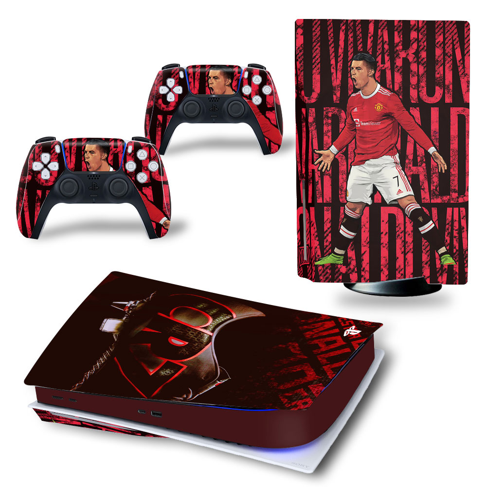 Виниловые наклейки на PS5 Disk Drive version и геймпад DualSense Ronaldo Sony PlayStation 5 игровая консоль Skin (PV5064)
Виниловые наклейки на PS5 Disk Drive version и геймпад DualSense Ronaldo Sony PlayStation 5 игровая консоль Skin (PV5064)