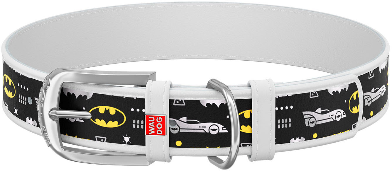 Ошейник для собак кожаный Collar WAUDOG Design с QR паспортом, рисунок "Бэтмен3", M, Ш 20 мм, Дл 29-38 см (0020-1005-15)
Ошейник для собак кожаный Collar WAUDOG Design с QR паспортом, рисунок "Бэтмен3", M, Ш 20 мм, Дл 29-38 см (0020-1005-15)
