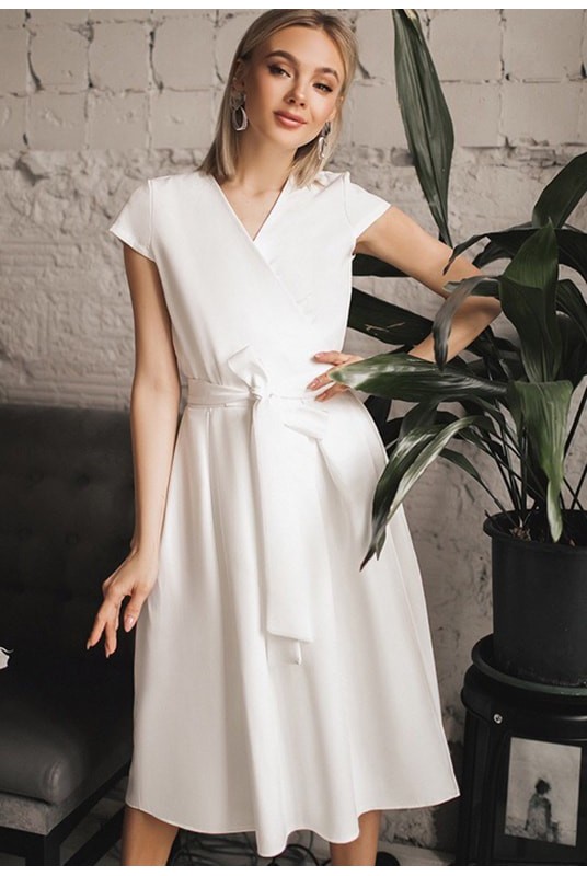 Платье приталенное Look and Buy Лусия  белое, Платье приталенное Look and Buy Лусия 50 белое 
Платье приталенное Look and Buy Лусия  белое, Платье приталенное Look and Buy Лусия 50 белое