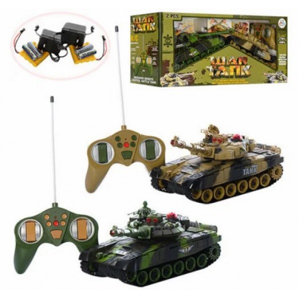 Игровой набор Play Smart 9995-2 Два боевых танка на радиоуправлении с солдатами в комплекте
Игровой набор Play Smart 9995-2 Два боевых танка на радиоуправлении с солдатами в комплекте
