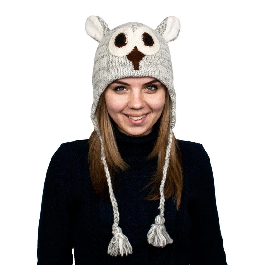 Шапка с ушками Animals Совушка Owl Kathmandu Ручная работа 100% шерсть яка Оne size Серый
Шапка с ушками Animals Совушка Owl Kathmandu Ручная работа 100% шерсть яка Оne size Серый