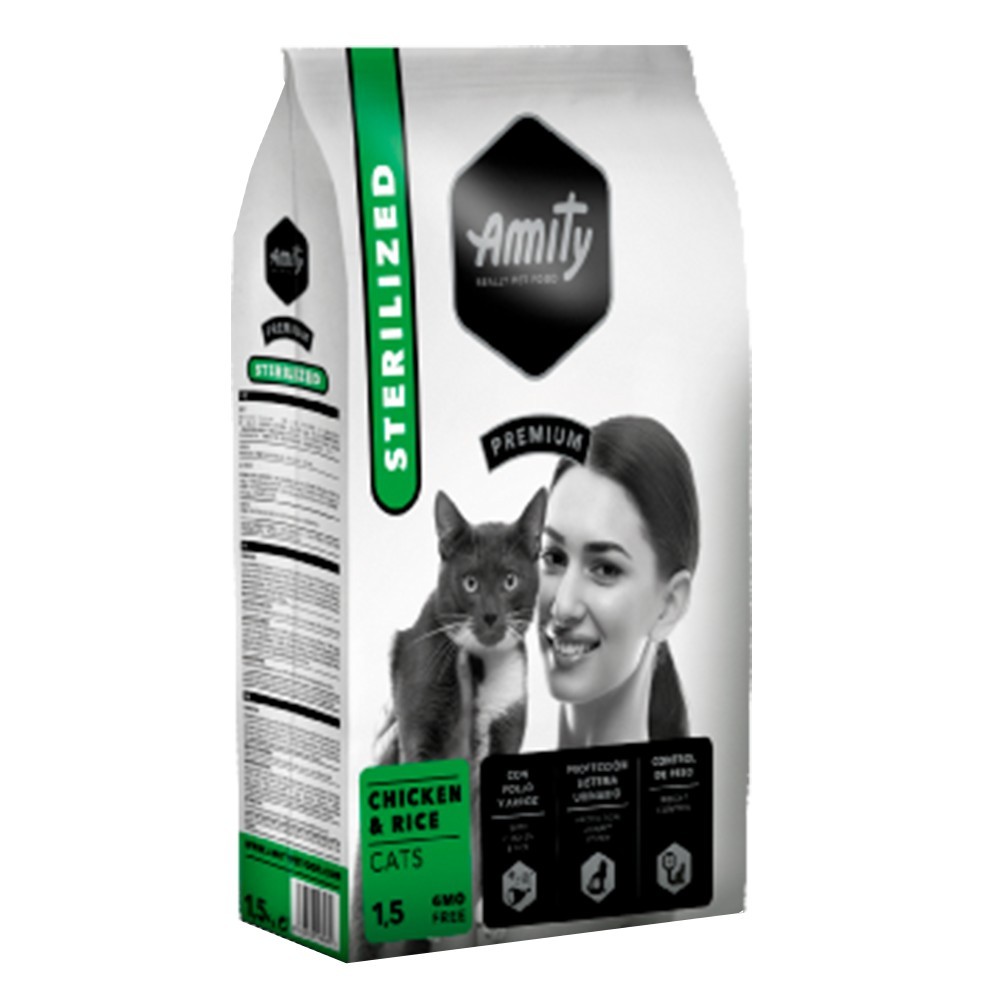 Корм для стерилизованных котов AMITY Sterilized Chicken с курицей 10кг/уп 958STERCHIK
Корм для стерилизованных котов AMITY Sterilized Chicken с курицей 10кг/уп 958STERCHIK