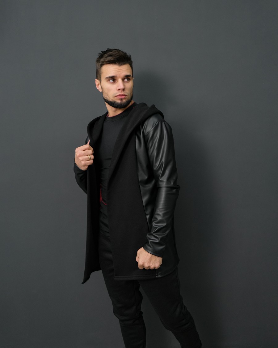 Мантия с кожаной вставкой Dark Sun Dark day Black Lea2264, Мантия с кожаной вставкой Dark Sun Dark day XL Black Lea2264
Мантия с кожаной вставкой Dark Sun Dark day Black Lea2264, Мантия с кожаной вставкой Dark Sun Dark day XL Black Lea2264